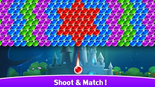 Gameplay screenshot from bubble shooter legend for Android