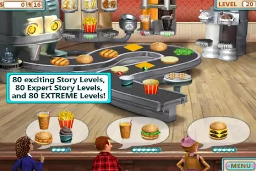 Gameplay screenshot from burger shop for Android