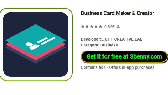  Business Card Maker & Creator