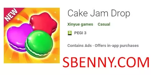 cake jam drop