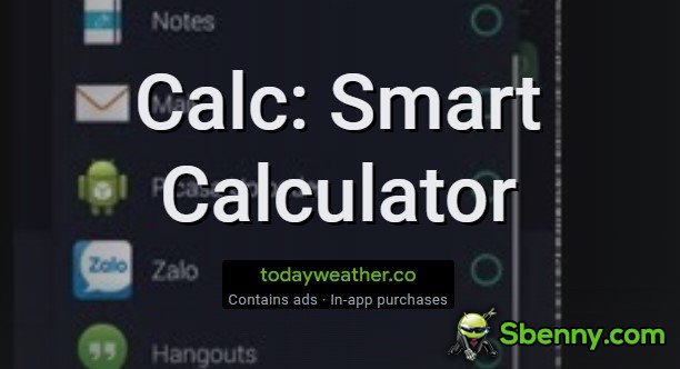  Calc: Smart Calculator