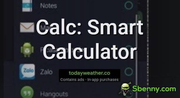  Calc: Smart Calculator