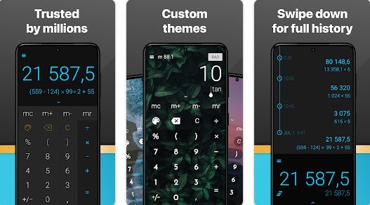 Gameplay screenshot from calcu stylish basic calculator for Android