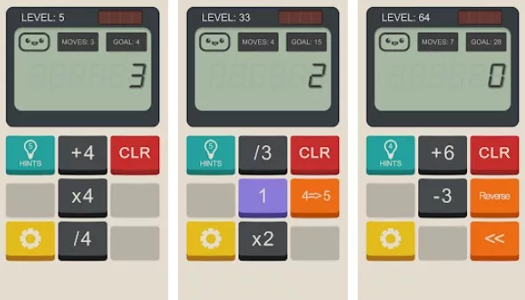 Gameplay screenshot from calculator the game for Android