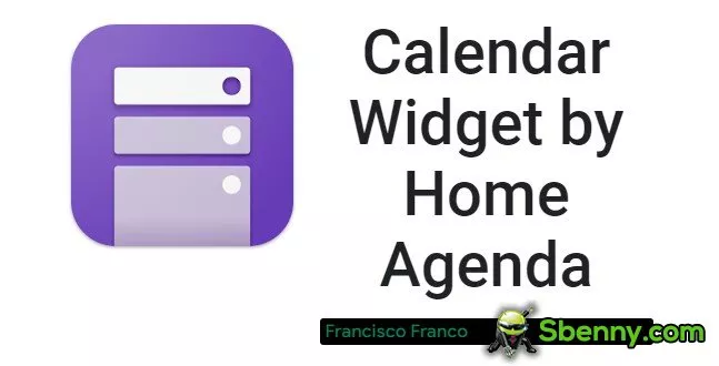  Calendar Widget by Home Agenda APK