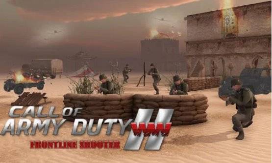  Call of Army Duty WW2 : Frontline Shooter