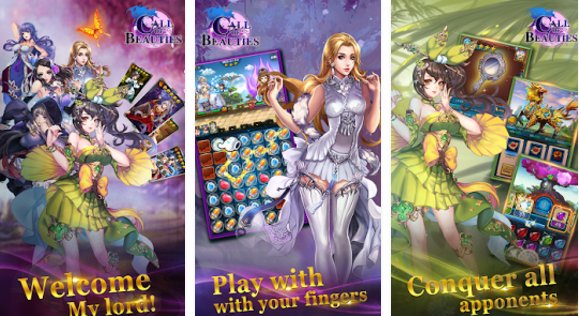 Gameplay screenshot from call of beauties for Android