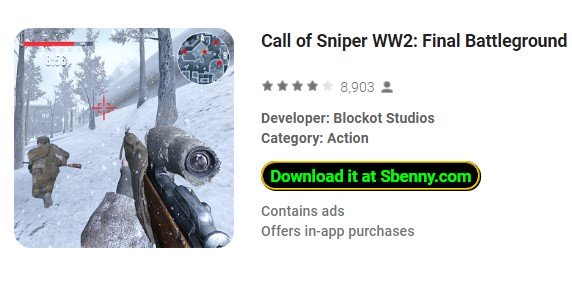  Call of Sniper WW2: Final Battleground