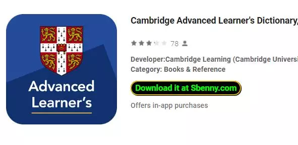  Cambridge Advanced Learner’s Dictionary, 4th ed.