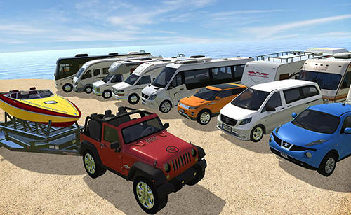 Gameplay screenshot from camper van truck simulator for Android