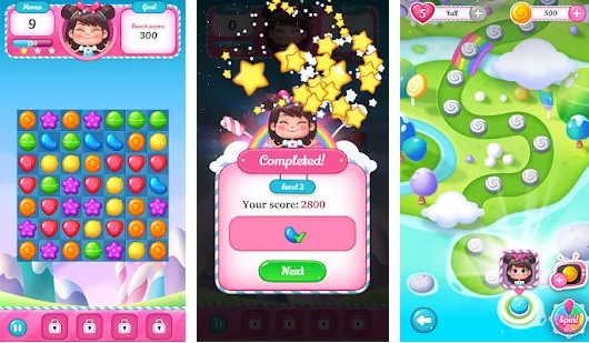 Gameplay screenshot from candy burst mania for Android