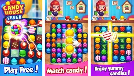 candy house fever 2020 free match game