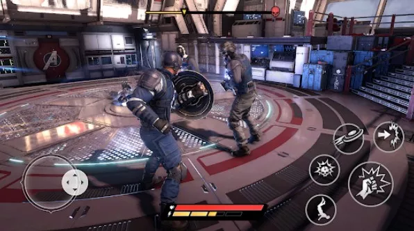 Gameplay screenshot from captain hero super fighter for Android
