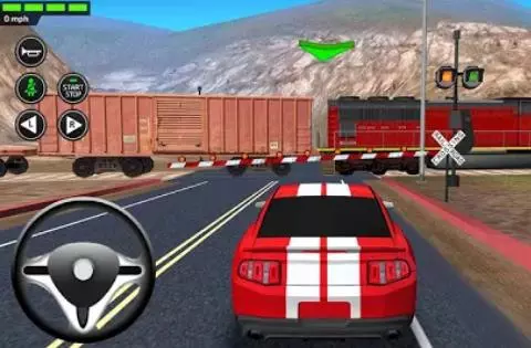 Gameplay screenshot from car driving academy 2017 3d for Android