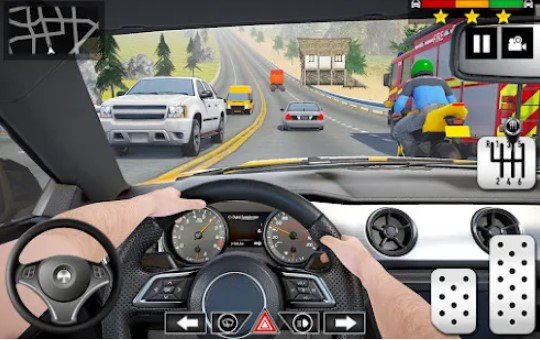 Gameplay screenshot from car driving school 2020 real driving academy test for Android