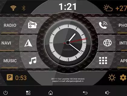 Gameplay screenshot from car launcher ag for Android
