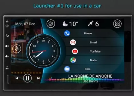 Gameplay screenshot from car launcher pro for Android