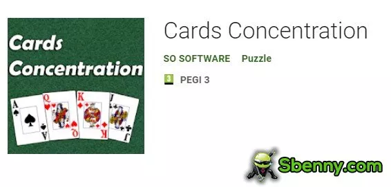 cards concentration