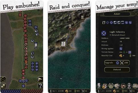 Gameplay screenshot from carthage bellum punicum for Android