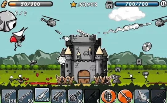 Gameplay screenshot from cartoon defense for Android