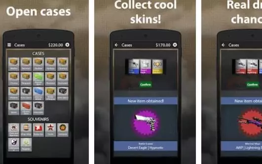 Gameplay screenshot from case opener ultimate for Android