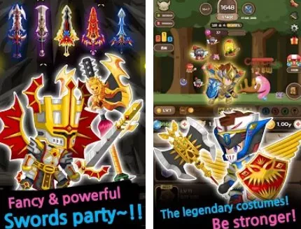 Gameplay screenshot from cash knight ruby soul special for Android
