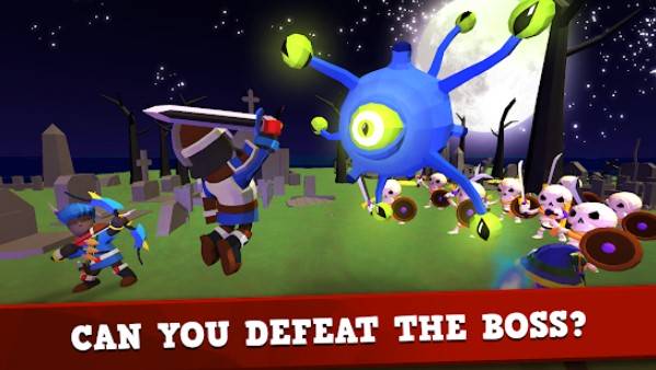 Gameplay screenshot from castle epic defender fantasy monster grow world for Android