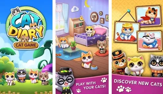 cat diary idle cat game