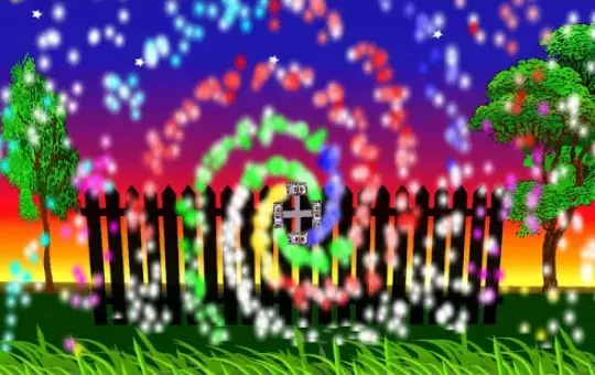 Gameplay screenshot from catherine wheels fireworks pro for Android