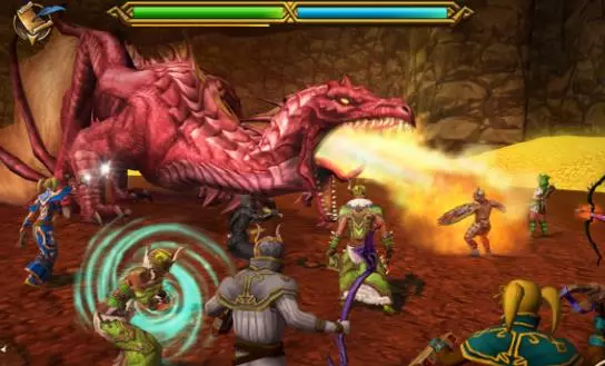 Gameplay screenshot from celtic heroes 3d mmorpg for Android