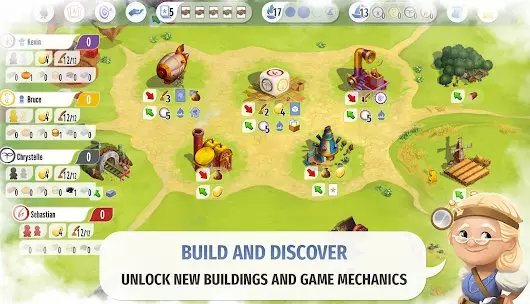 Gameplay screenshot from charterstone digital edition for Android
