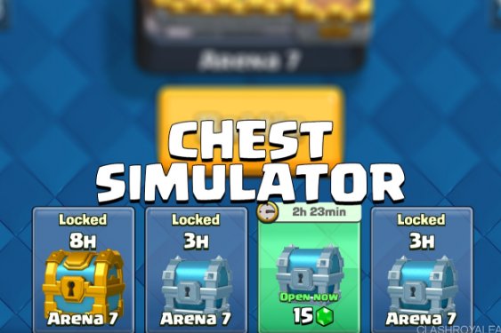  Chests simulator for CR