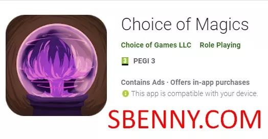choice of magics