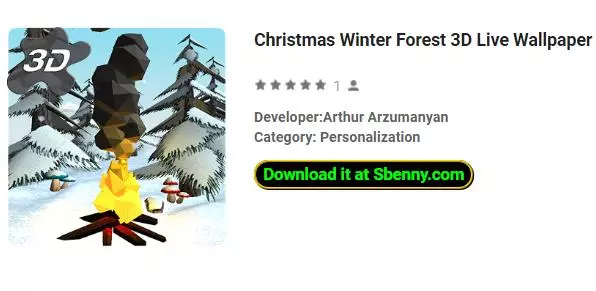  Christmas Winter Forest 3D Live Wallpaper APK