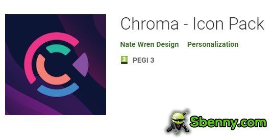 Download Chroma – Icon Pack v3.4.2 APK (Patched) for Android