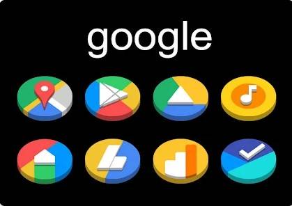 Gameplay screenshot from circledock 3d icon pack for Android