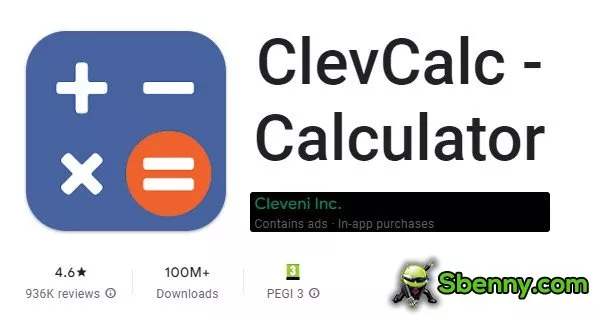  ClevCalc - Calculator