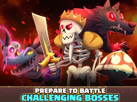 Gameplay screenshot from clicker knight incremental idle rpg for Android