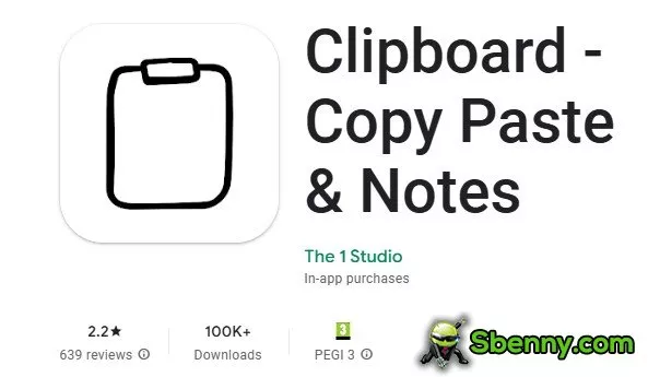 clipboard copy paste and notes