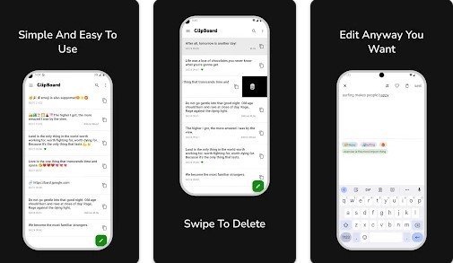 Gameplay screenshot from clipboard copy paste and notes for Android