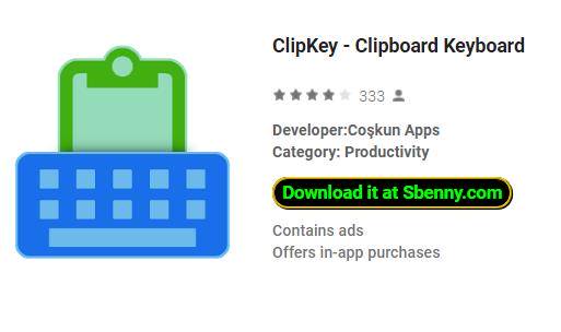 clipkey clipboard keyboard