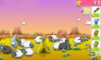 Gameplay screenshot from clouds and sheep for Android