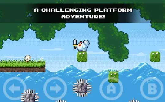 Gameplay screenshot from cluckles adventure for Android