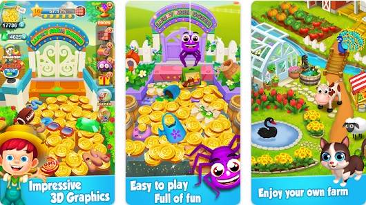 Gameplay screenshot from coin mania farm dozer for Android