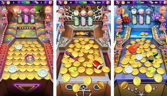 Gameplay screenshot from coin pusher for Android
