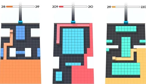 Gameplay screenshot from color fill 3d for Android