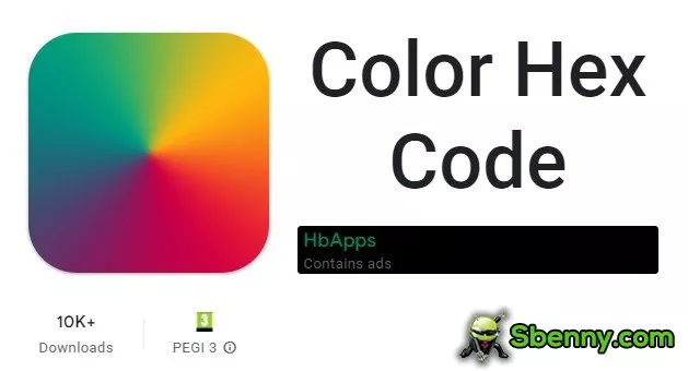  Color Hex Code