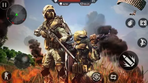 Gameplay screenshot from commando strike anti terrorist sniper 2020 for Android