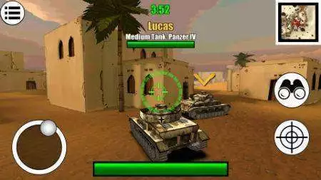 Gameplay screenshot of Company of Tanks MOD APK on Android