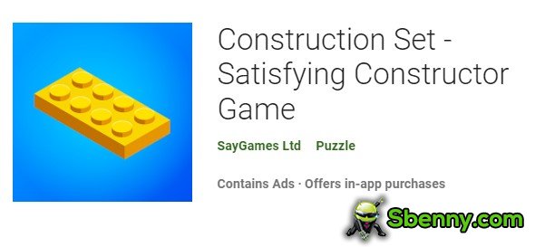  Construction Set - Satisfying Constructor Game